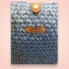 Détail du crochet fait main du sac modèle Amélie - Azur Délicate
