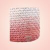 Détail du crochet fait main du sac modèle Amélie - Rose Poudré