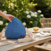 Sac bandoulière Aveline Bleu Horizon – au quotidien Sac bandoulière au crochet fait main modèle Aveline Bleu Horizon, au quotidien