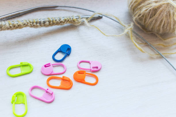 Anneaux crochet marqeur pour crochet fait main.